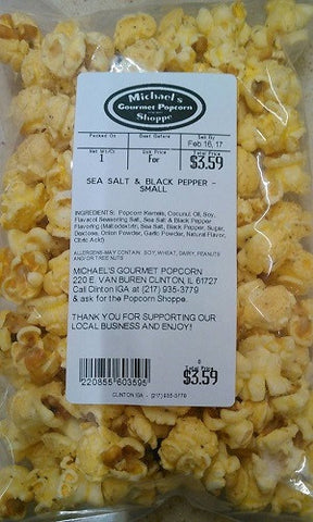 Sea Salt & black pepper popcorn